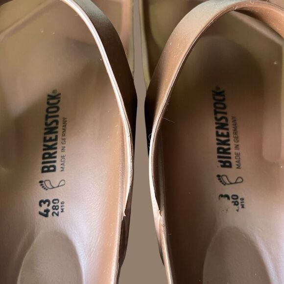 NWOB Birkenstock EVA Gizeh WATERPROOF - Metallic Copper - 1001506 Size 43 M 10 W - Picture 5 of 7